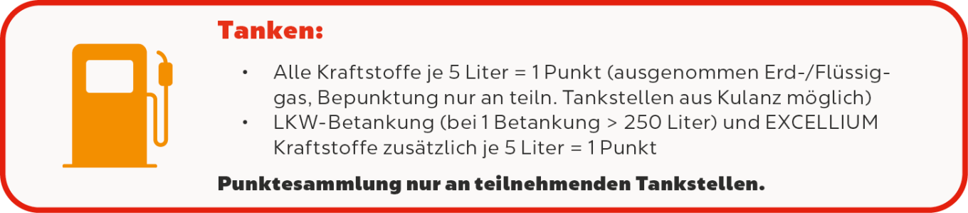 Reward Club Punkte